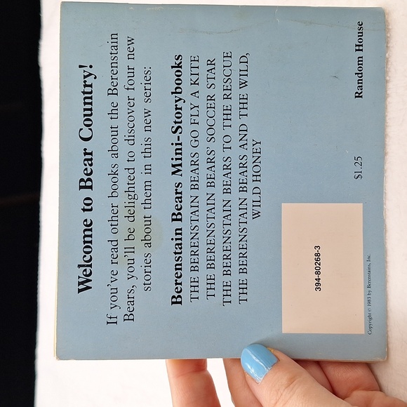 1983 The Berenstain Bears Go Fly A Kite Vintage Paperback Small Book - Picture 2 of 7